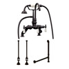 Cambridge Plumbing Complete Plumbing Package For Deck Mount Claw Foot Tub CAM684D-PKG-ORB